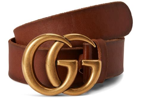 real brown Gucci belt